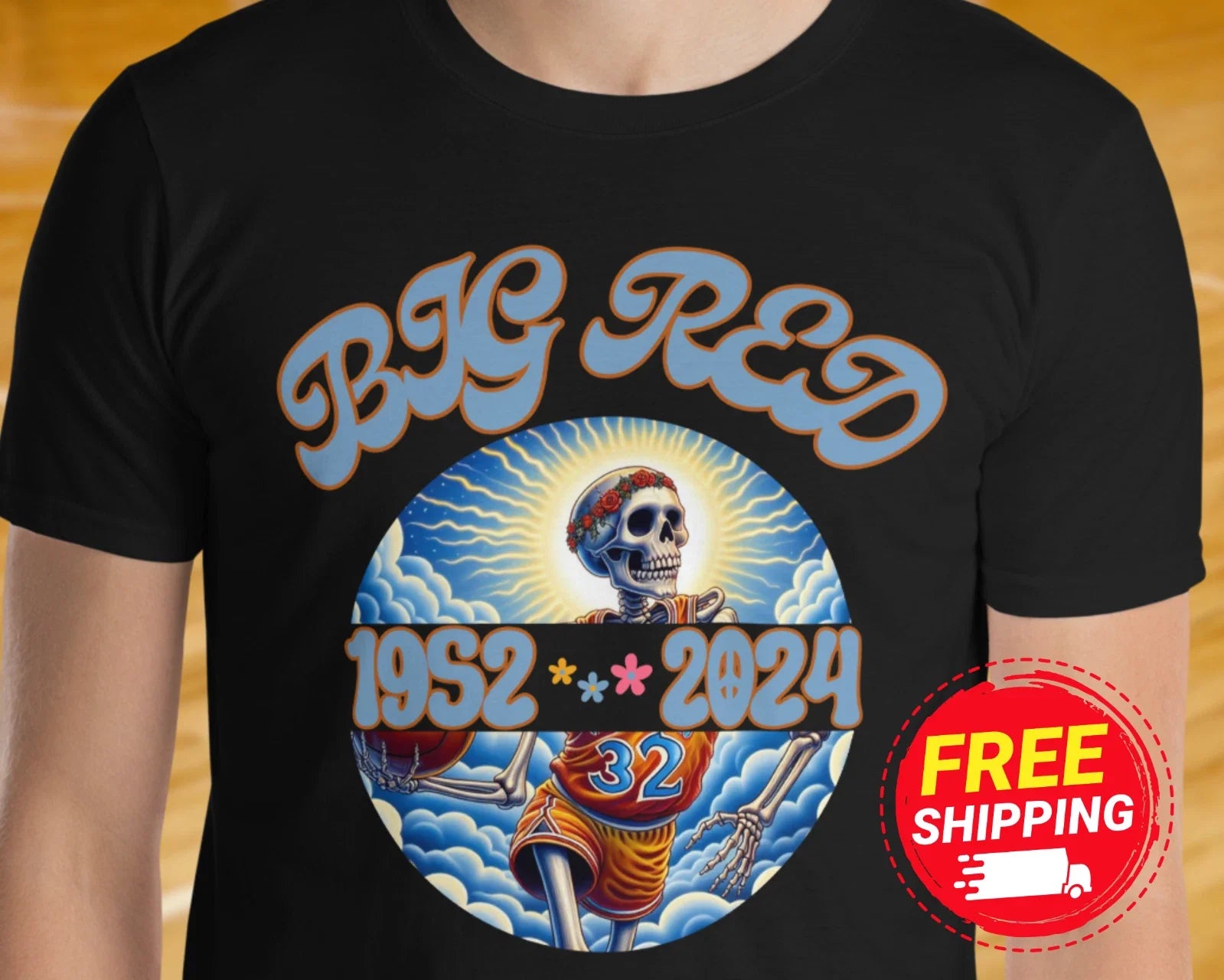 NEW RIP Walton Shirt Bill Walton Tribute Grateful Hippie Big Red Tribute Unisex Unisex T-shirt, Sweatshirt, Hoodie, Long Sleeve Tee - T-Shirt, Sweatshirt, Hoodie