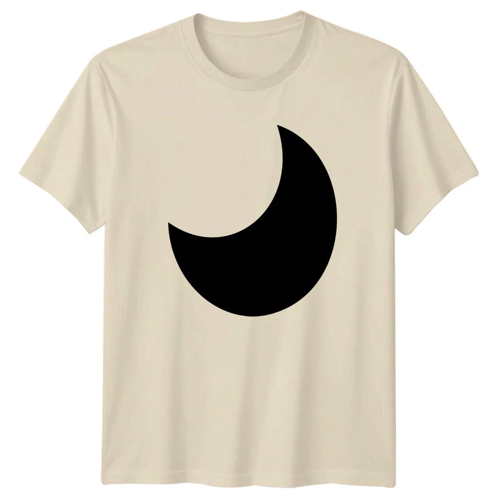Minimalist Crescent Moon Lunar T-Shirt Celestial Gift For Him And Her Unisex T-shirt, Sweatshirt, Hoodie, Long Sleeve Tee - T-Shirt, Sweatshirt, Hoodie