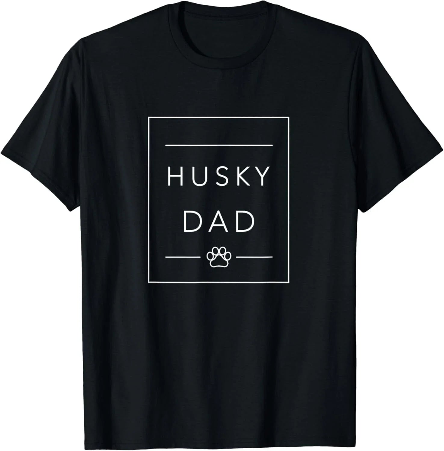 Funny Siberian Husky Lover Dog Dad Minimalist Tee_ Husky Da  Gift Unisex T-Shirt Unisex T-shirt, Sweatshirt, Hoodie, Long Sleeve Tee - T-Shirt, Sweatshirt, Hoodie