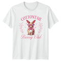 Cottontail Bunny Club Womens T-Shirt Rabbit Lover Animal Birthday Gift For Her Unisex T-shirt, Sweatshirt, Hoodie, Long Sleeve Tee - T-Shirt, Sweatshirt, Hoodie