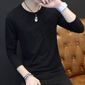 Cotton Round Neck Tee with Creative Letter Print Ideal for Casual Outfits Unisex T-shirt, Sweatshirt, Hoodie, Long Sleeve Tee - T-Shirt, Sweatshirt, Hoodie