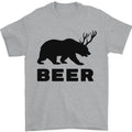 Beer Bear Funny Animal Alcohol Mens T-Shirt 100% Cotton Unisex T-shirt, Sweatshirt, Hoodie, Long Sleeve Tee - T-Shirt, Sweatshirt, Hoodie