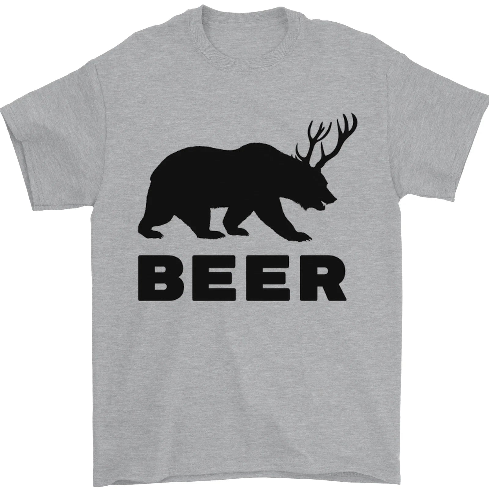 Beer Bear Funny Animal Alcohol Mens T-Shirt 100% Cotton Unisex T-shirt, Sweatshirt, Hoodie, Long Sleeve Tee - T-Shirt, Sweatshirt, Hoodie