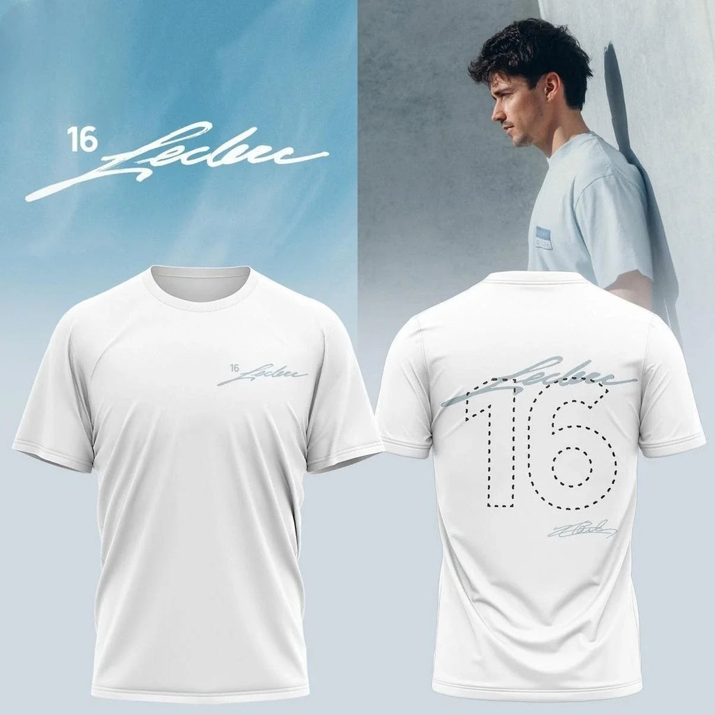 Charles Leclerc 16 Sedici 3D T-Shirt Unisex T-shirt, Sweatshirt, Hoodie, Long Sleeve Tee - T-Shirt, Sweatshirt, Hoodie