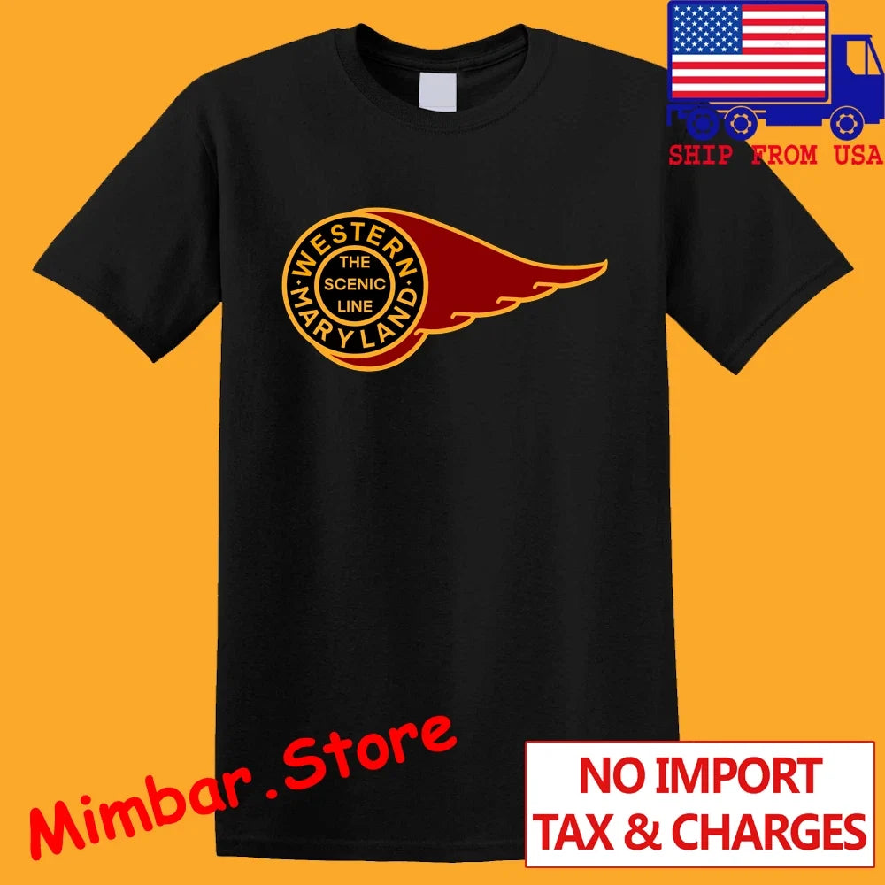 Western Maryland Scenic Railroad Men's Black Size S-5XL Unisex T-shirt, Sweatshirt, Hoodie, Long Sleeve Tee - T-Shirt, Sweatshirt, Hoodie