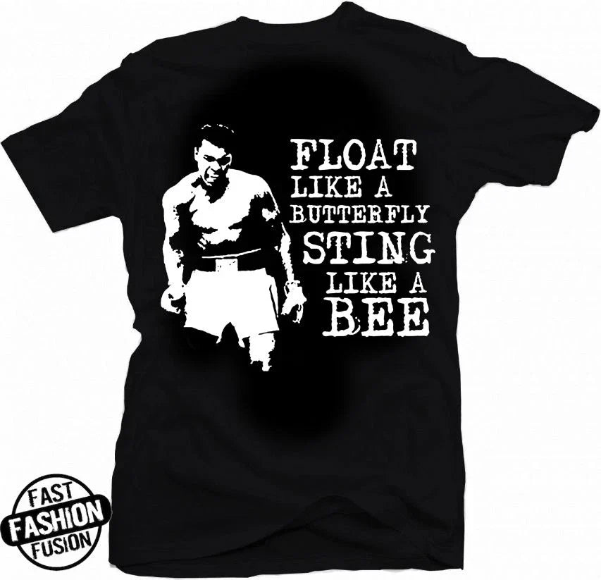 Muhammad Ali Float Like a Butterfly Sting Like a Bee Greatest Boxing T-Shirt Unisex T-shirt, Sweatshirt, Hoodie, Long Sleeve Tee - T-Shirt, Sweatshirt, Hoodie