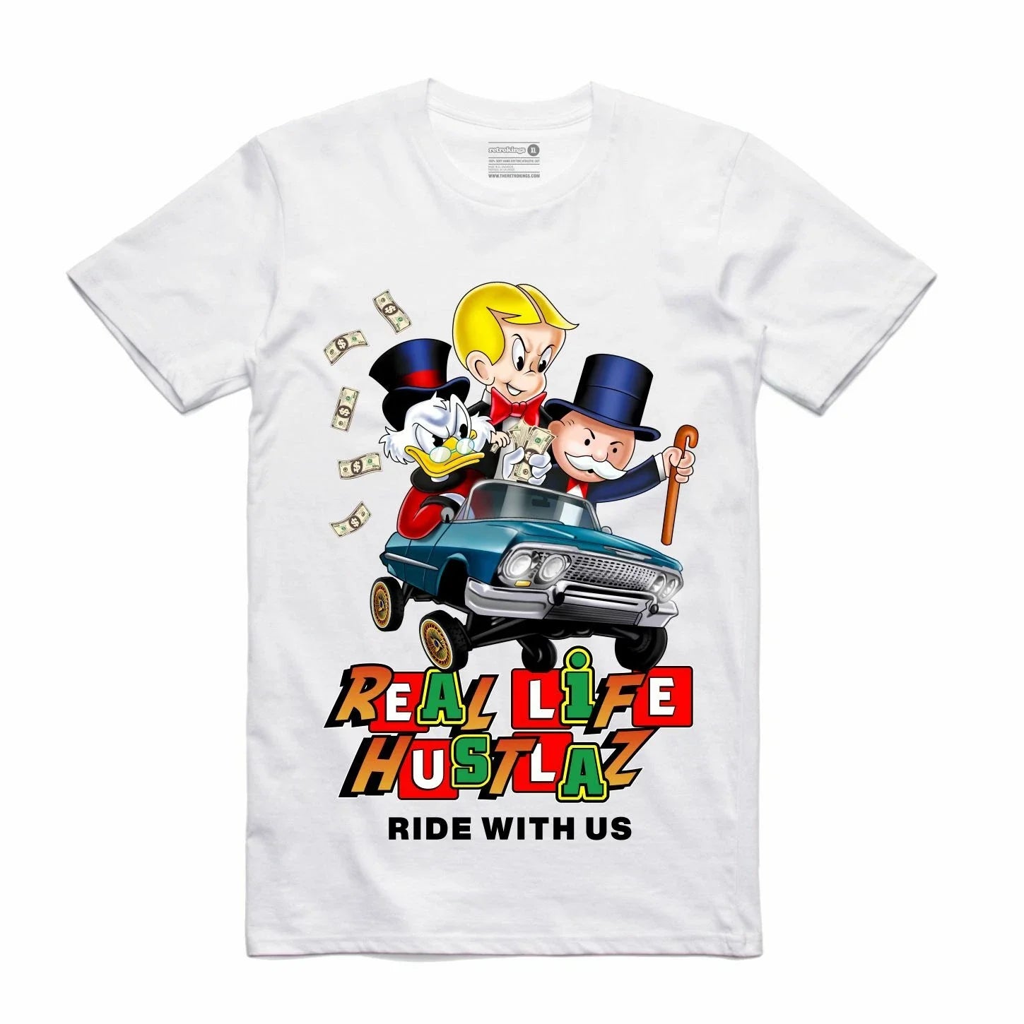 NEW Streetwear on Demand ALWAYS PAID HUSTLAZ WHITE Tee Shirt SMALL-3XLARGE Unisex T-shirt, Sweatshirt, Hoodie, Long Sleeve Tee - T-Shirt, Sweatshirt, Hoodie