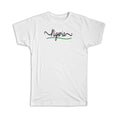 Gift T-Shirt : Nigeria Flag Colors Travel Expat Country Minimalist Unisex T-shirt, Sweatshirt, Hoodie, Long Sleeve Tee - T-Shirt, Sweatshirt, Hoodie