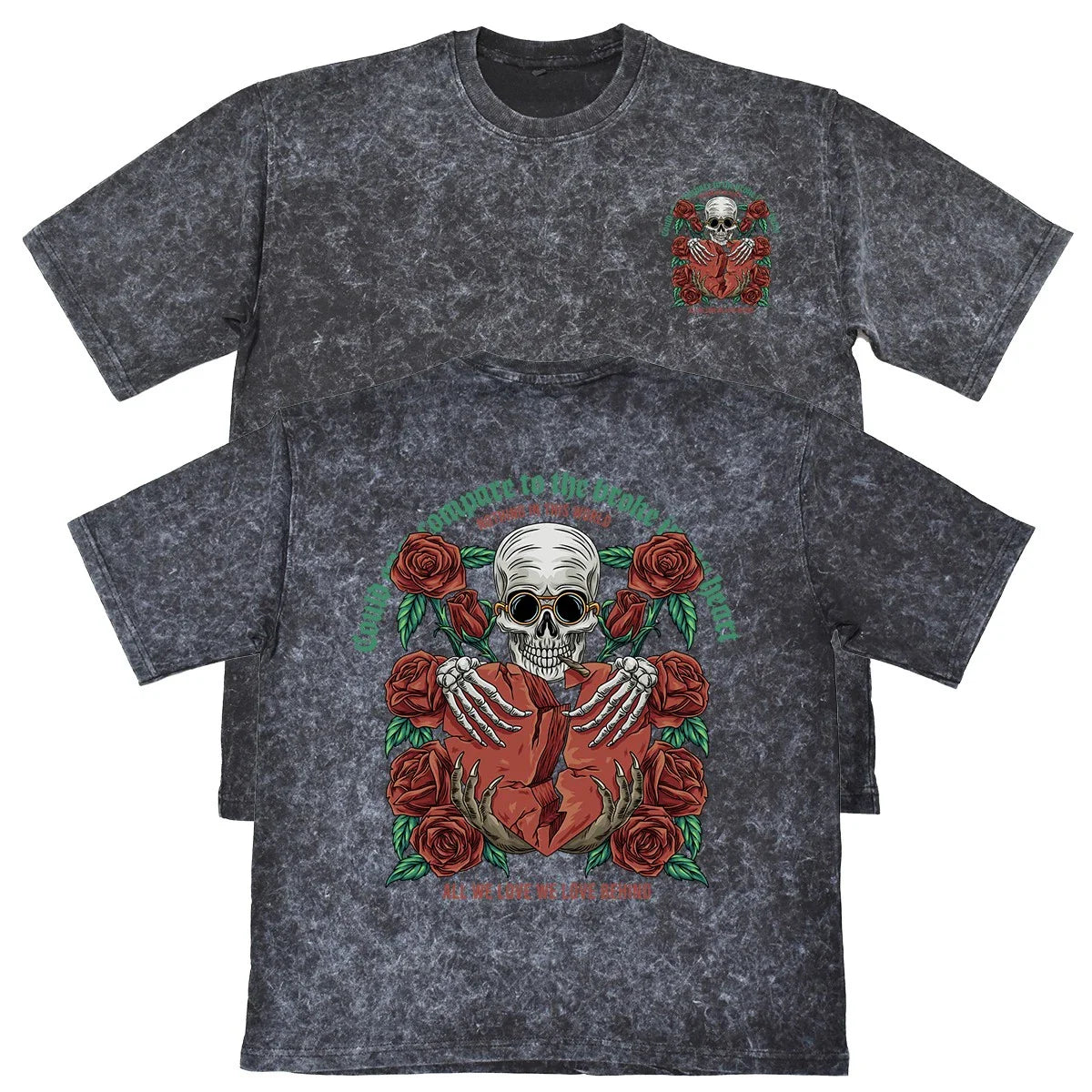 Nothing In This World Mens Carbon Grey 240gsm French Terry T-Shirt Skull Gift Unisex T-shirt, Sweatshirt, Hoodie, Long Sleeve Tee - T-Shirt, Sweatshirt, Hoodie