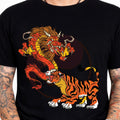 Dragon Tiger Tee Chinese Japanese Yin Yang Martial Arts Oriental Graphic Shirt. Unisex T-shirt, Sweatshirt, Hoodie, Long Sleeve Tee - T-Shirt, Sweatshirt, Hoodie