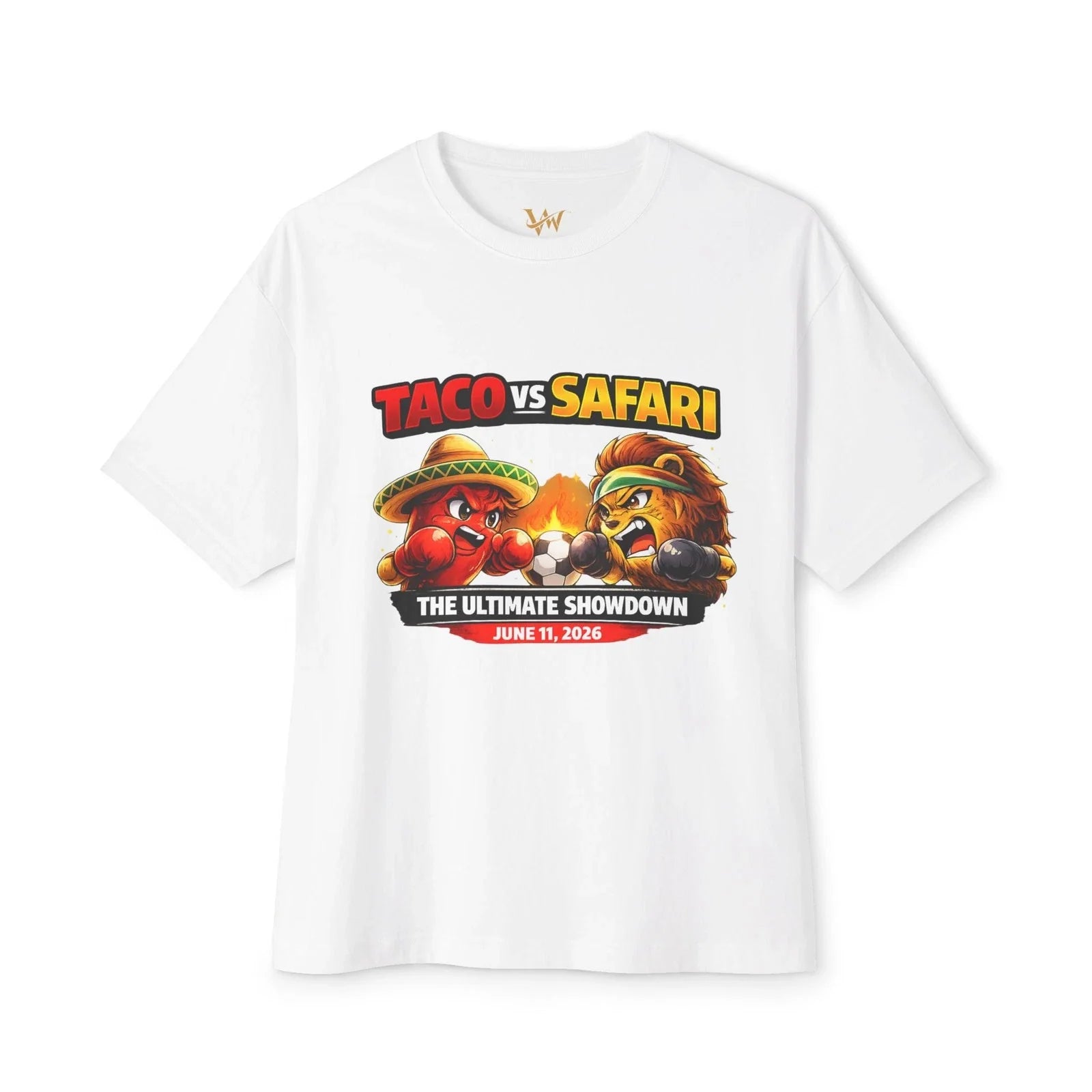 Soccer 2026 Taco vs Safari Tee | Soccer Showdown Graphic Shirt Unisex T-shirt, Sweatshirt, Hoodie, Long Sleeve Tee - T-Shirt, Sweatshirt, Hoodie