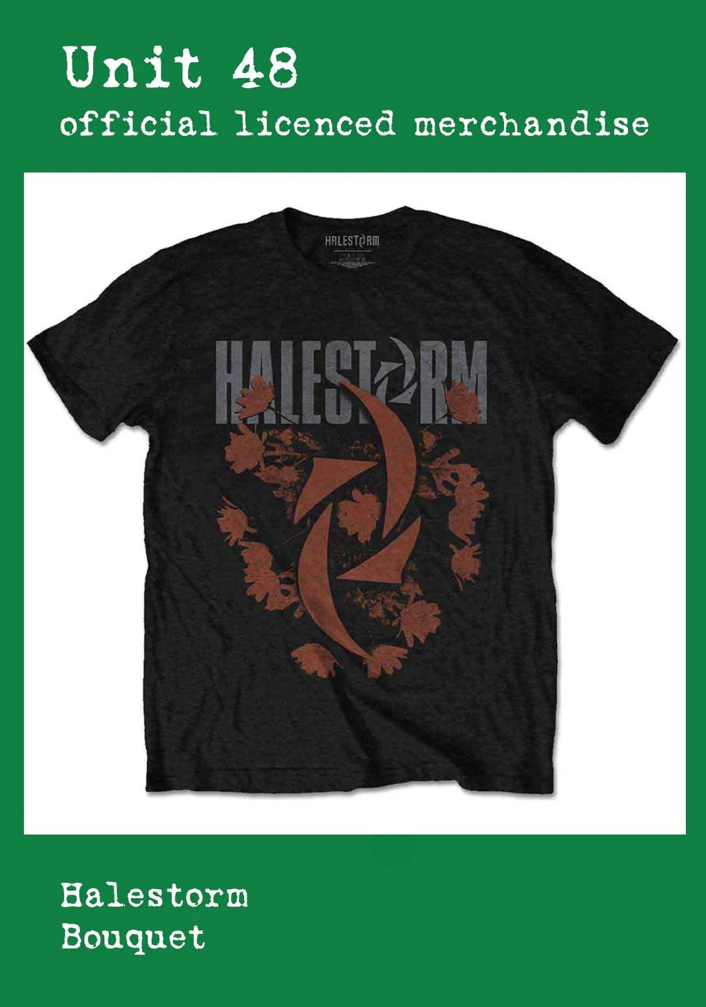 Halestorm - Bouquet - Black T-Shirt Official Licenced Merchandise Unisex T-shirt, Sweatshirt, Hoodie, Long Sleeve Tee - T-Shirt, Sweatshirt, Hoodie