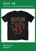 Halestorm - Bouquet - Black T-Shirt Official Licenced Merchandise Unisex T-shirt, Sweatshirt, Hoodie, Long Sleeve Tee - T-Shirt, Sweatshirt, Hoodie