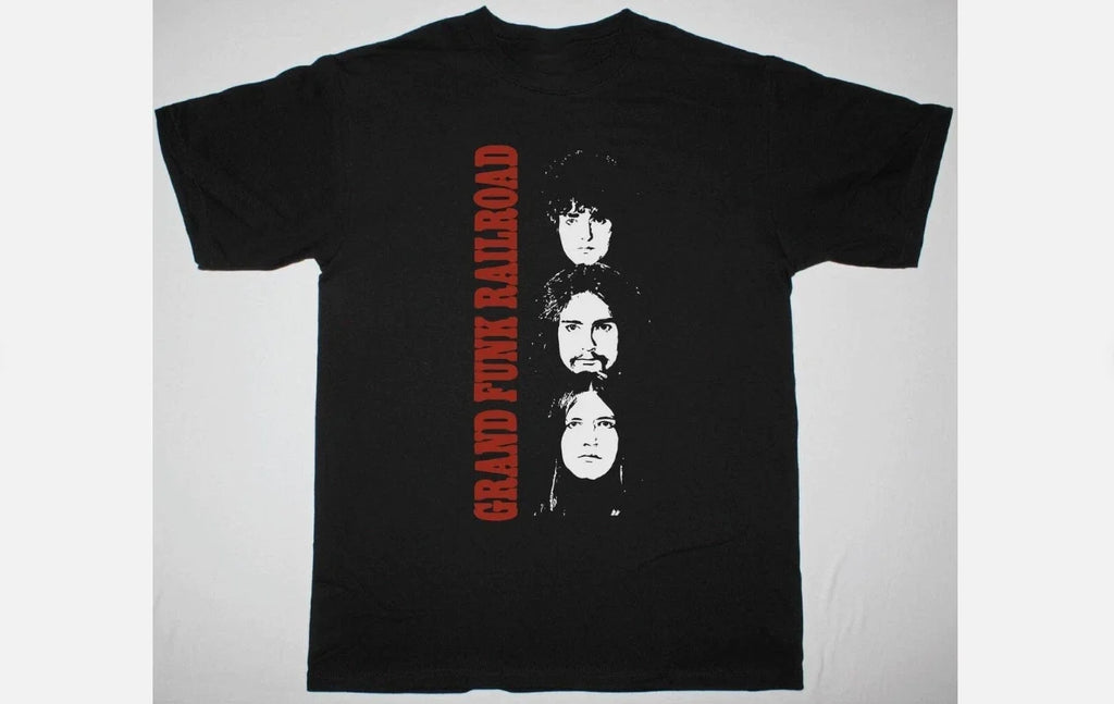 Vtg Grand Funk Railroad Band CLOSER TO HOME Cotton Black Unisex Shirt Unisex T-shirt, Sweatshirt, Hoodie, Long Sleeve Tee - T-Shirt, Sweatshirt, Hoodie