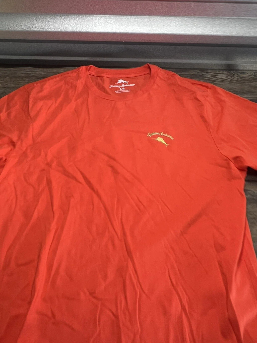 Tommy Bahama Shirt Mens Large Orange Hoppy Holidays Graphic Beer Mug Unisex T-shirt, Sweatshirt, Hoodie, Long Sleeve Tee - T-Shirt, Sweatshirt, Hoodie