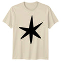 Stylized Six Point Star T-Shirt Minimalist Gift For Him And Her Unisex T-shirt, Sweatshirt, Hoodie, Long Sleeve Tee - T-Shirt, Sweatshirt, Hoodie