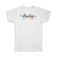 Gift T-Shirt : Mauritius Flag Colors Mauritian Travel Expat Country Minimalist Unisex T-shirt, Sweatshirt, Hoodie, Long Sleeve Tee - T-Shirt, Sweatshirt, Hoodie