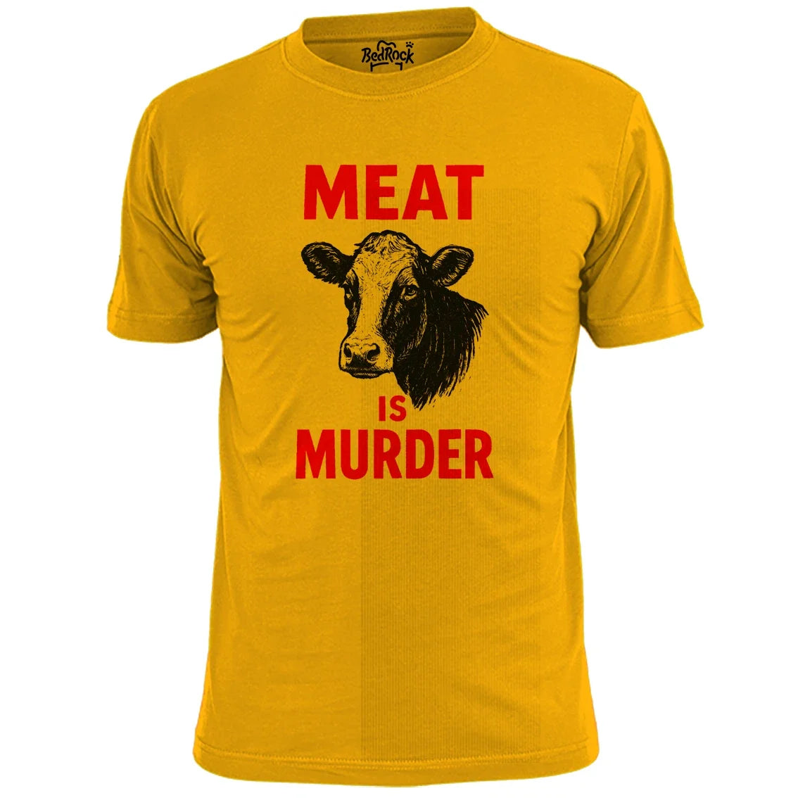 Mens Meat Is Murder Cow  T Shirt Animal Rights Welfare Unisex T-shirt, Sweatshirt, Hoodie, Long Sleeve Tee - T-Shirt, Sweatshirt, Hoodie