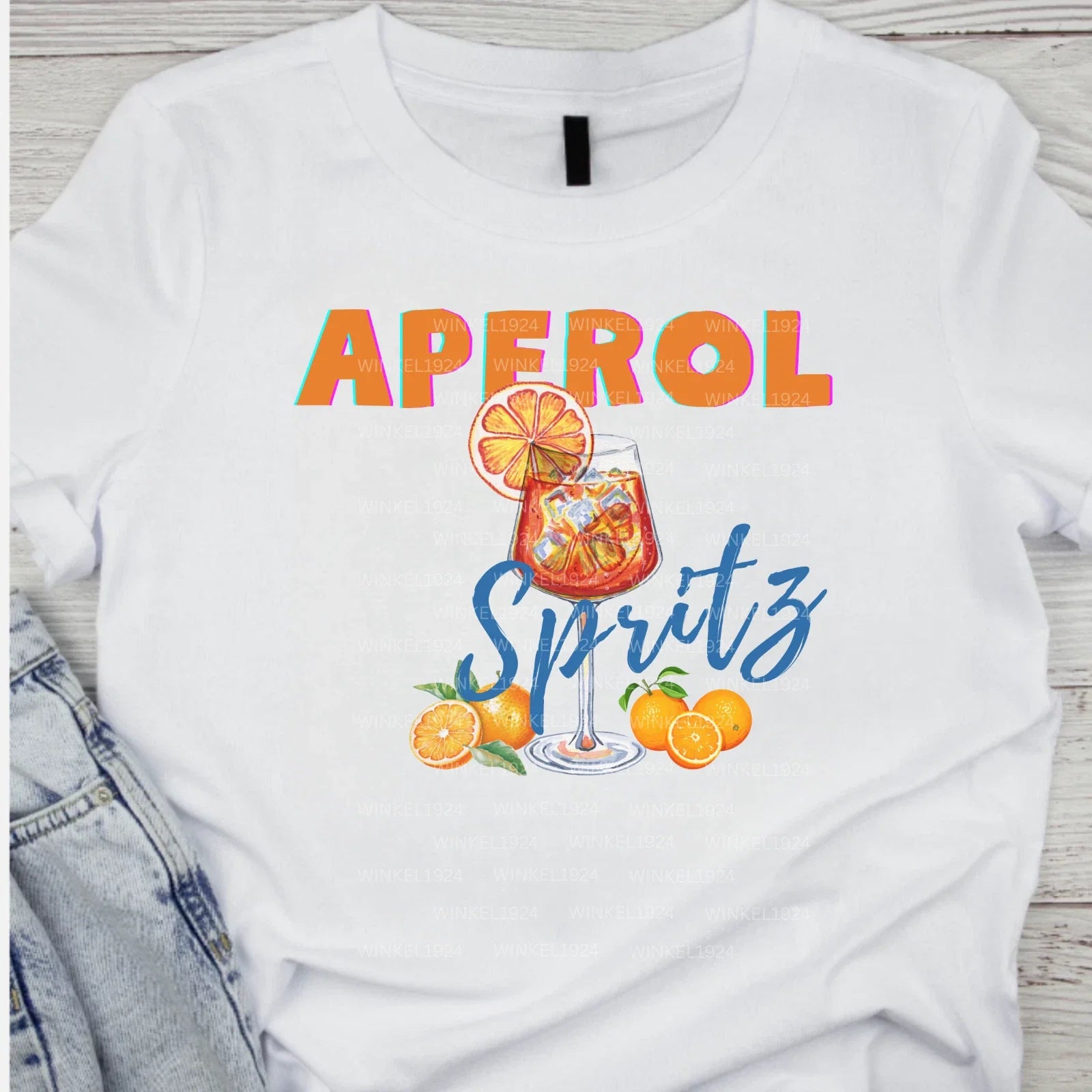 Aperol Spritz TShirt Summer Cocktail Shirt Italian Drink Unisex Gildan Tee Unisex T-shirt, Sweatshirt, Hoodie, Long Sleeve Tee - T-Shirt, Sweatshirt, Hoodie