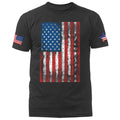 Large Vertical US Flag USA American Pride Patriot Patriotic Graphic T-shirt Unisex T-shirt, Sweatshirt, Hoodie, Long Sleeve Tee - T-Shirt, Sweatshirt, Hoodie