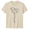 Minimalist Fungi Mushroom Art T-Shirt Fungi Plant Birthday Gift For Him And Her Unisex T-shirt, Sweatshirt, Hoodie, Long Sleeve Tee - T-Shirt, Sweatshirt, Hoodie
