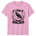 F-Caw-F Raven Skulls Gothic Mens T-Shirt Womens Graphic Tee Dark Art Unisex T-shirt, Sweatshirt, Hoodie, Long Sleeve Tee - T-Shirt, Sweatshirt, Hoodie