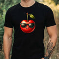Mens Watercolour Cherry Motif Cotton T-Shirt Size XS to 5XL Unisex T-shirt, Sweatshirt, Hoodie, Long Sleeve Tee - T-Shirt, Sweatshirt, Hoodie