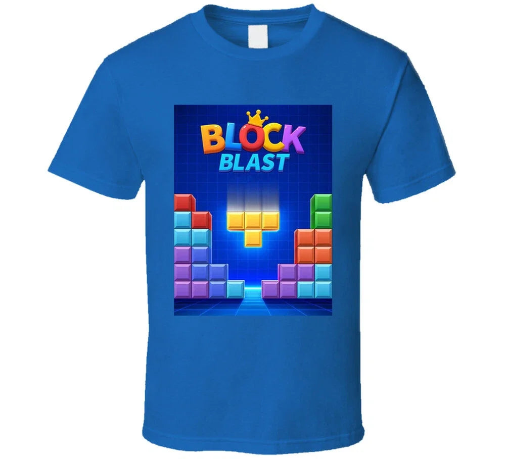 Block Blast Puzzle Game T Shirt Unisex T-shirt, Sweatshirt, Hoodie, Long Sleeve Tee - T-Shirt, Sweatshirt, Hoodie