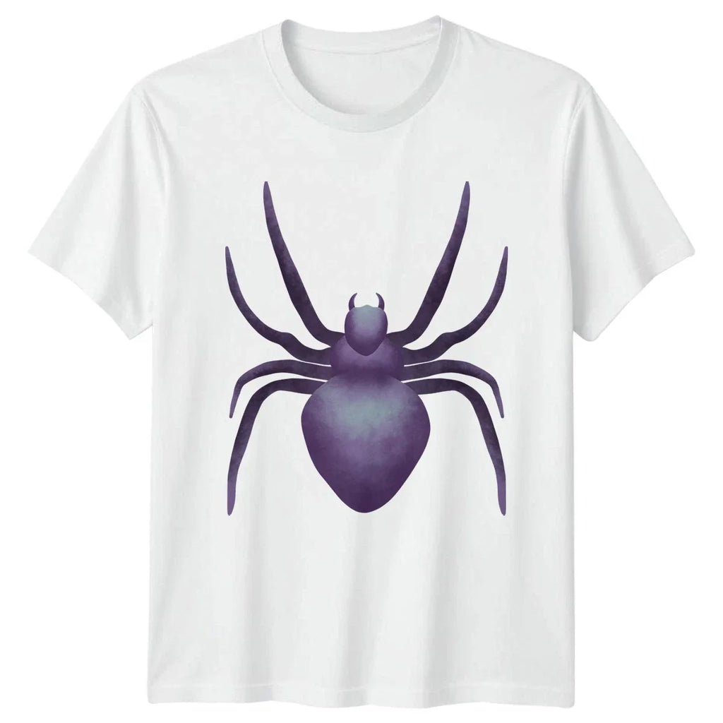 Purple Spider T-Shirt Spider Gothic Halloween Gift For Him And Her Unisex T-shirt, Sweatshirt, Hoodie, Long Sleeve Tee - T-Shirt, Sweatshirt, Hoodie