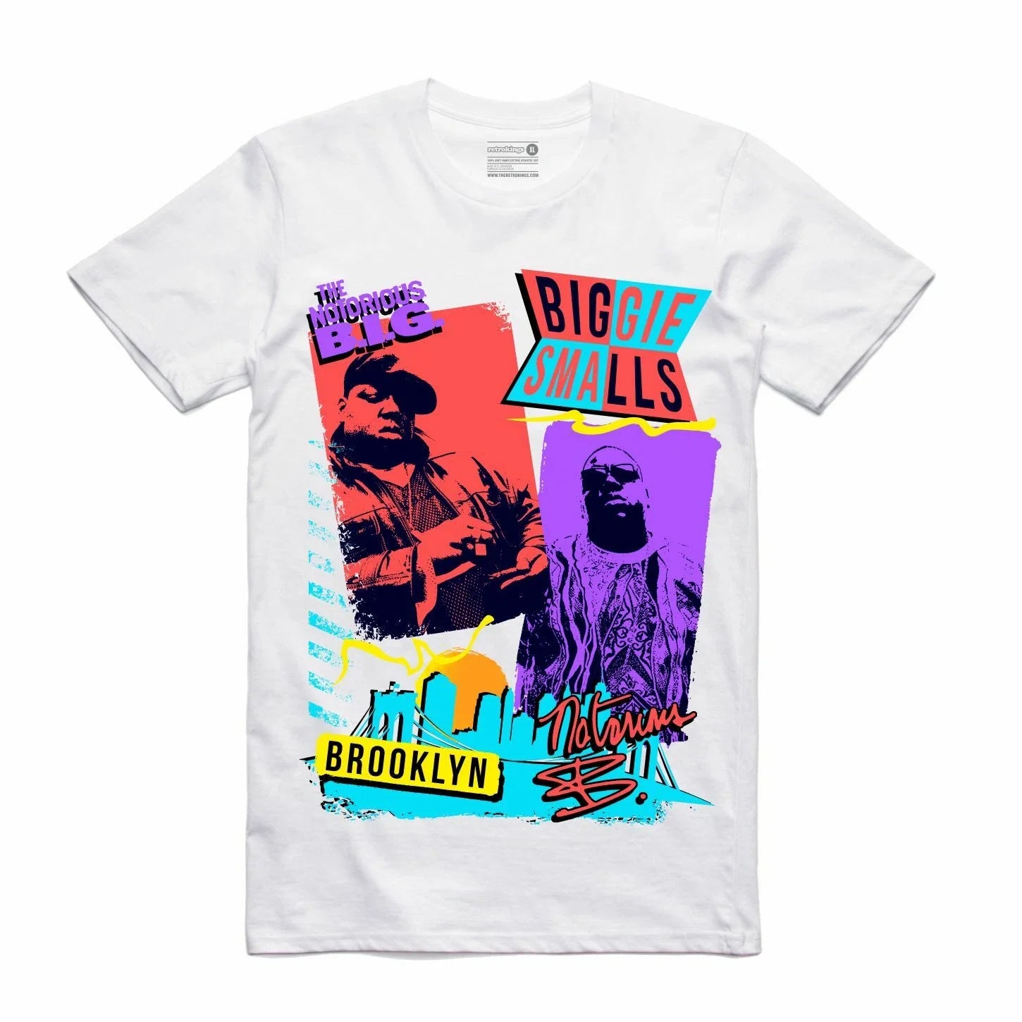 NEW Streetwear on Demand 80s RAP ICON SMALLS WHITE Tee Shirt SMALL-3XLARGE Unisex T-shirt, Sweatshirt, Hoodie, Long Sleeve Tee - T-Shirt, Sweatshirt, Hoodie