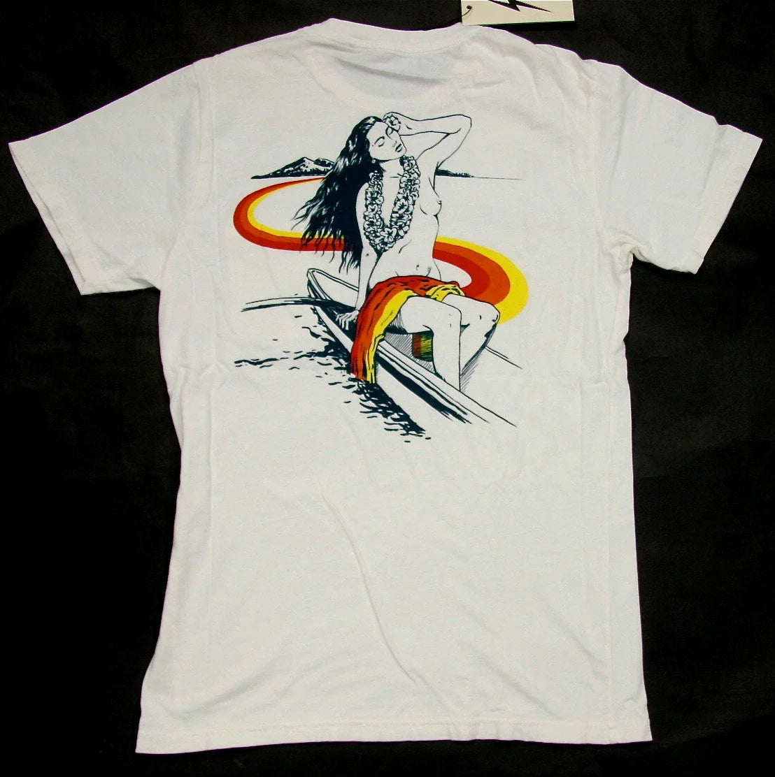 Lightning Bolt T Shirt Outrigger Pocket T Egret 100% Cotton Retro Styled Unisex T-shirt, Sweatshirt, Hoodie, Long Sleeve Tee - T-Shirt, Sweatshirt, Hoodie