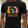 Men's T-Shirt Cats Saying Motif Cotton Size XS to 5XL Unisex T-shirt, Sweatshirt, Hoodie, Long Sleeve Tee - T-Shirt, Sweatshirt, Hoodie