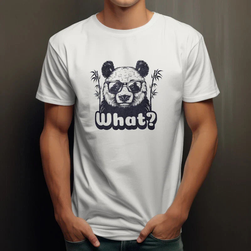 Cool Panda Graphic Tee, Playful, Unisex T-Shirt for Casual Days, Gift Unisex T-shirt, Sweatshirt, Hoodie, Long Sleeve Tee - T-Shirt, Sweatshirt, Hoodie