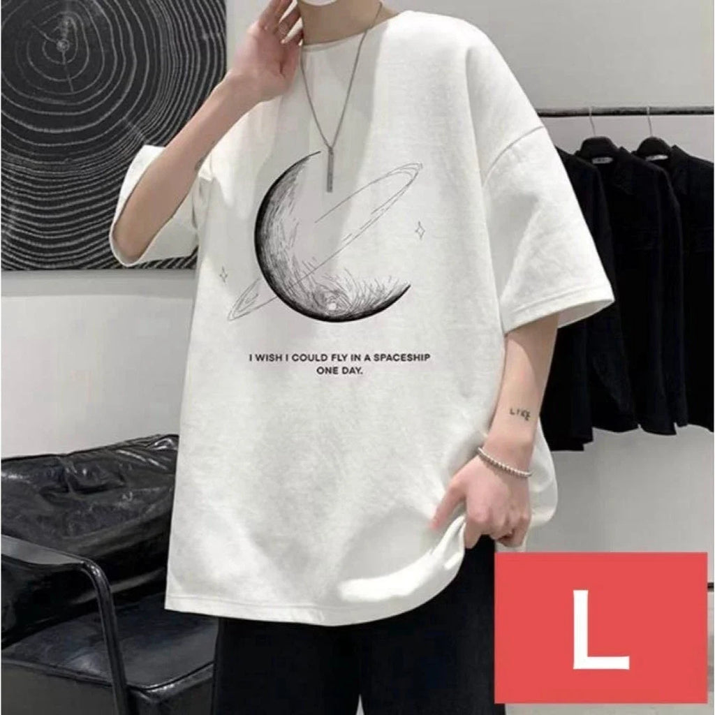 Men s T shirt short sleeve top month (white L size) spring autumn simple English Unisex T-shirt, Sweatshirt, Hoodie, Long Sleeve Tee - T-Shirt, Sweatshirt, Hoodie
