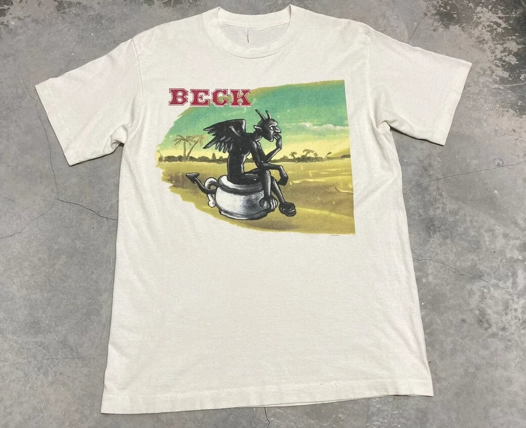 Beck Hansen 1996 Beck Devils Haircut T Shirt Full Size S-5XL Unisex T-shirt, Sweatshirt, Hoodie, Long Sleeve Tee - T-Shirt, Sweatshirt, Hoodie