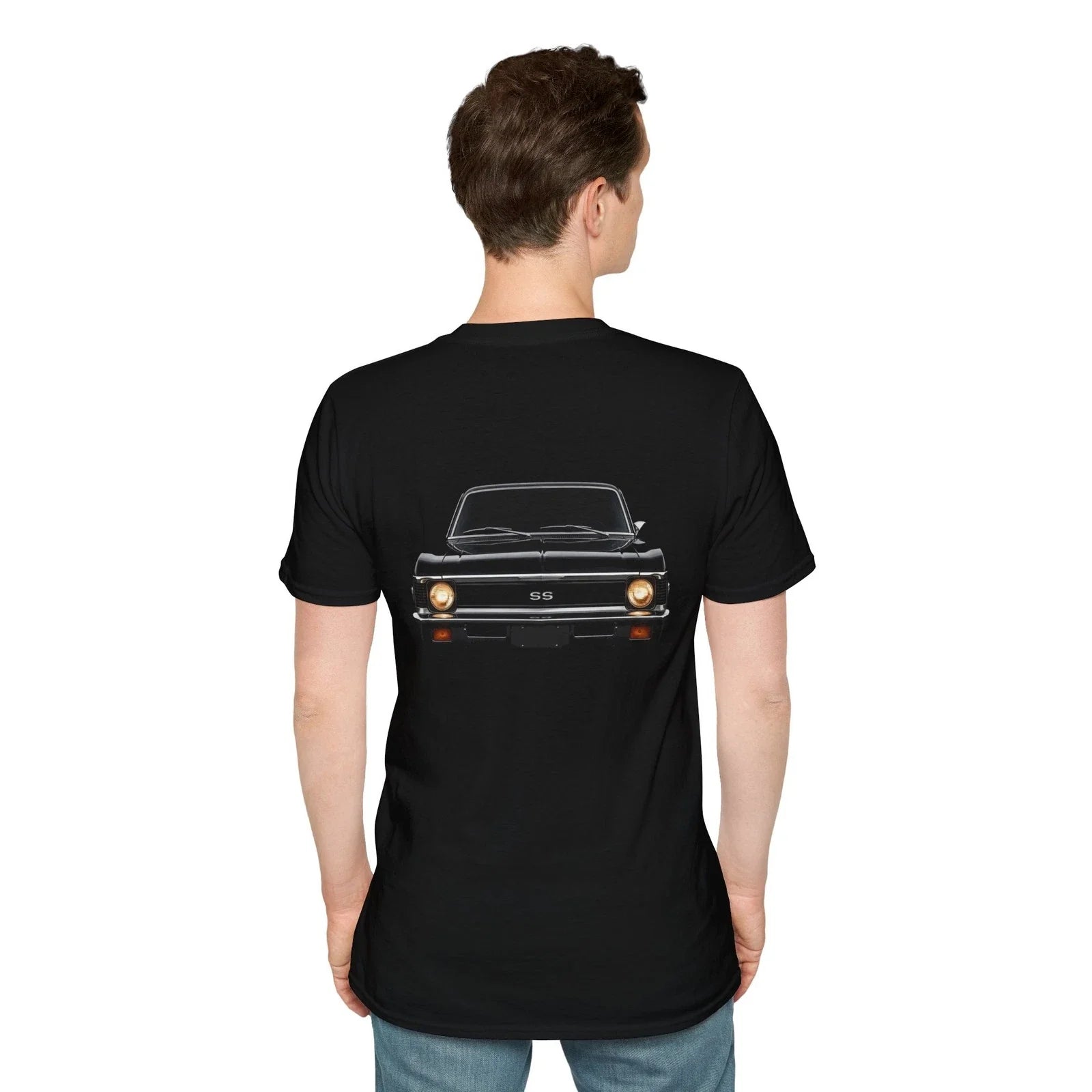 Classic Car 1971 Chevy Nova Unisex Softstyle T-Shirt - Vintage Muscle Car Tee, Unisex T-shirt, Sweatshirt, Hoodie, Long Sleeve Tee - T-Shirt, Sweatshirt, Hoodie