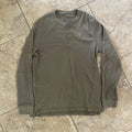 TrueTimber Mens Henley Shirt Large Olive Green Waffle Knit Long Sleeve Thermal Unisex T-shirt, Sweatshirt, Hoodie, Long Sleeve Tee - T-Shirt, Sweatshirt, Hoodie
