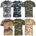 Mens Short Sleeved Camouflage T Shirt 100% Cotton US Army Military Combat Unisex T-shirt, Sweatshirt, Hoodie, Long Sleeve Tee - T-Shirt, Sweatshirt, Hoodie