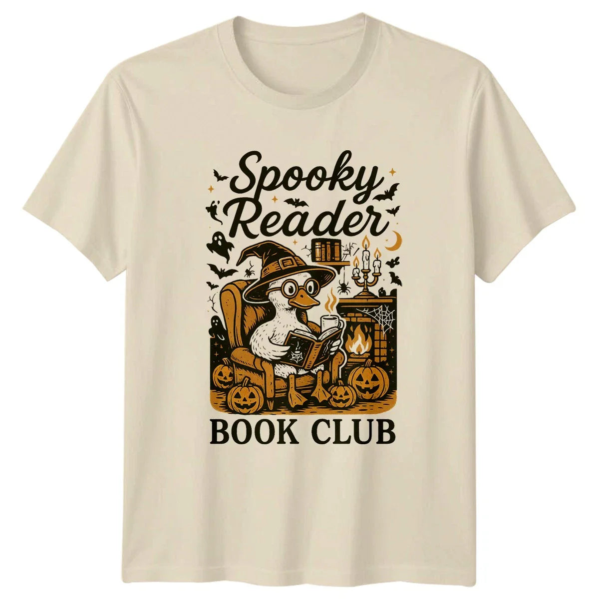 Spooky Reader Book Club T-Shirt Halloween Reading Halloween Gift For Him Unisex T-shirt, Sweatshirt, Hoodie, Long Sleeve Tee - T-Shirt, Sweatshirt, Hoodie