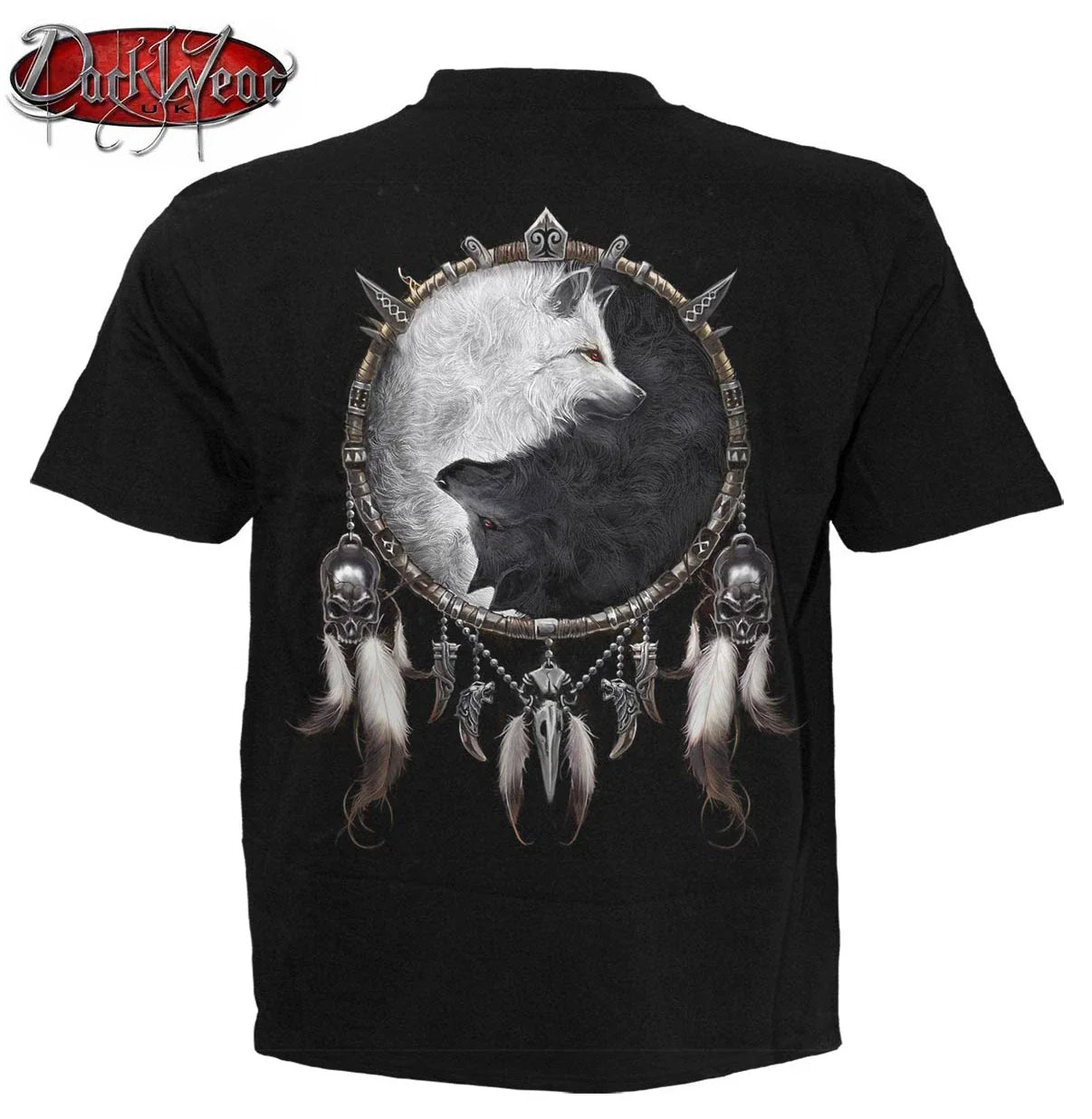 SPIRAL DIRECT WOLF CHI T-Shirt,Biker/Skull/Goth/Wolf/Native/Yin Yang/Top/Tee Unisex T-shirt, Sweatshirt, Hoodie, Long Sleeve Tee - T-Shirt, Sweatshirt, Hoodie