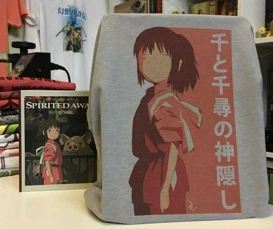 Spirited Away Minimalist Japanese Poster T-Shirt Studio Ghibli Miyazaki  Unisex T-shirt, Sweatshirt, Hoodie, Long Sleeve Tee - T-Shirt, Sweatshirt, Hoodie