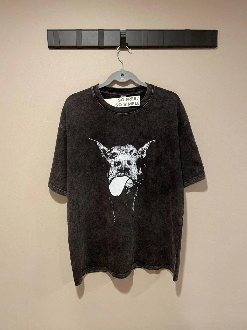 'Grunge Bulldog' Graphic Tee oversized Premium Cotton Streetwear Fast shipping Unisex T-shirt, Sweatshirt, Hoodie, Long Sleeve Tee - T-Shirt, Sweatshirt, Hoodie