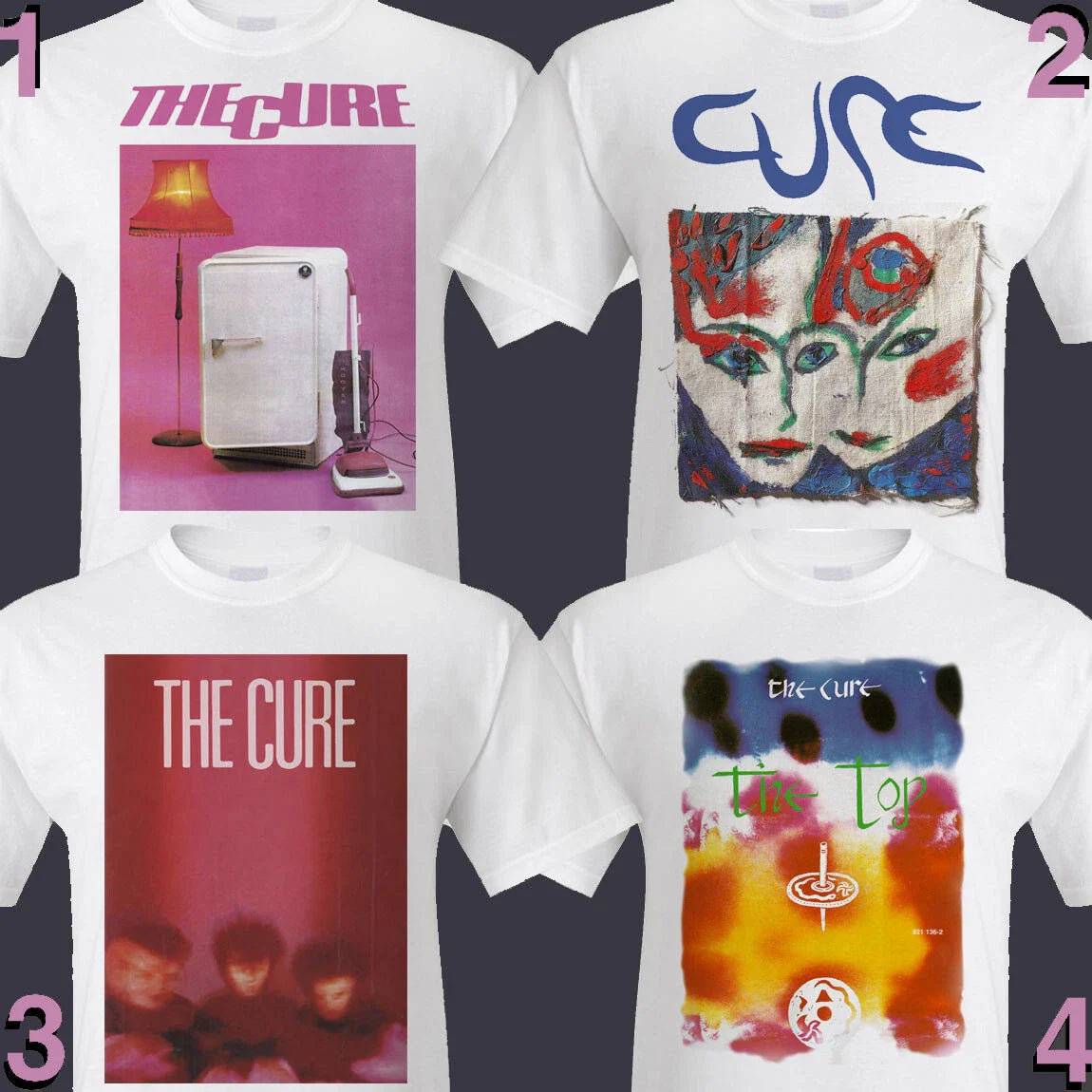 The Cure Band T, 3 Three Imaginary, Lovesong, Prnography. Disintigration,The Top Unisex T-shirt, Sweatshirt, Hoodie, Long Sleeve Tee - T-Shirt, Sweatshirt, Hoodie