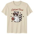Cute But Feral Raccoon T-Shirt Animal Humor Birthday Gift For Him And Her Unisex T-shirt, Sweatshirt, Hoodie, Long Sleeve Tee - T-Shirt, Sweatshirt, Hoodie