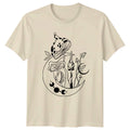 Mystical Mushroom Moon Phase Design T-Shirt Mystical Fungi Nature Art Birthday Unisex T-shirt, Sweatshirt, Hoodie, Long Sleeve Tee - T-Shirt, Sweatshirt, Hoodie