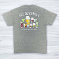 New OLD GUYS RULE T SHIRT- AT THIS AGE I NEED MY GLASSES Wine Glasses Unisex T-shirt, Sweatshirt, Hoodie, Long Sleeve Tee - T-Shirt, Sweatshirt, Hoodie