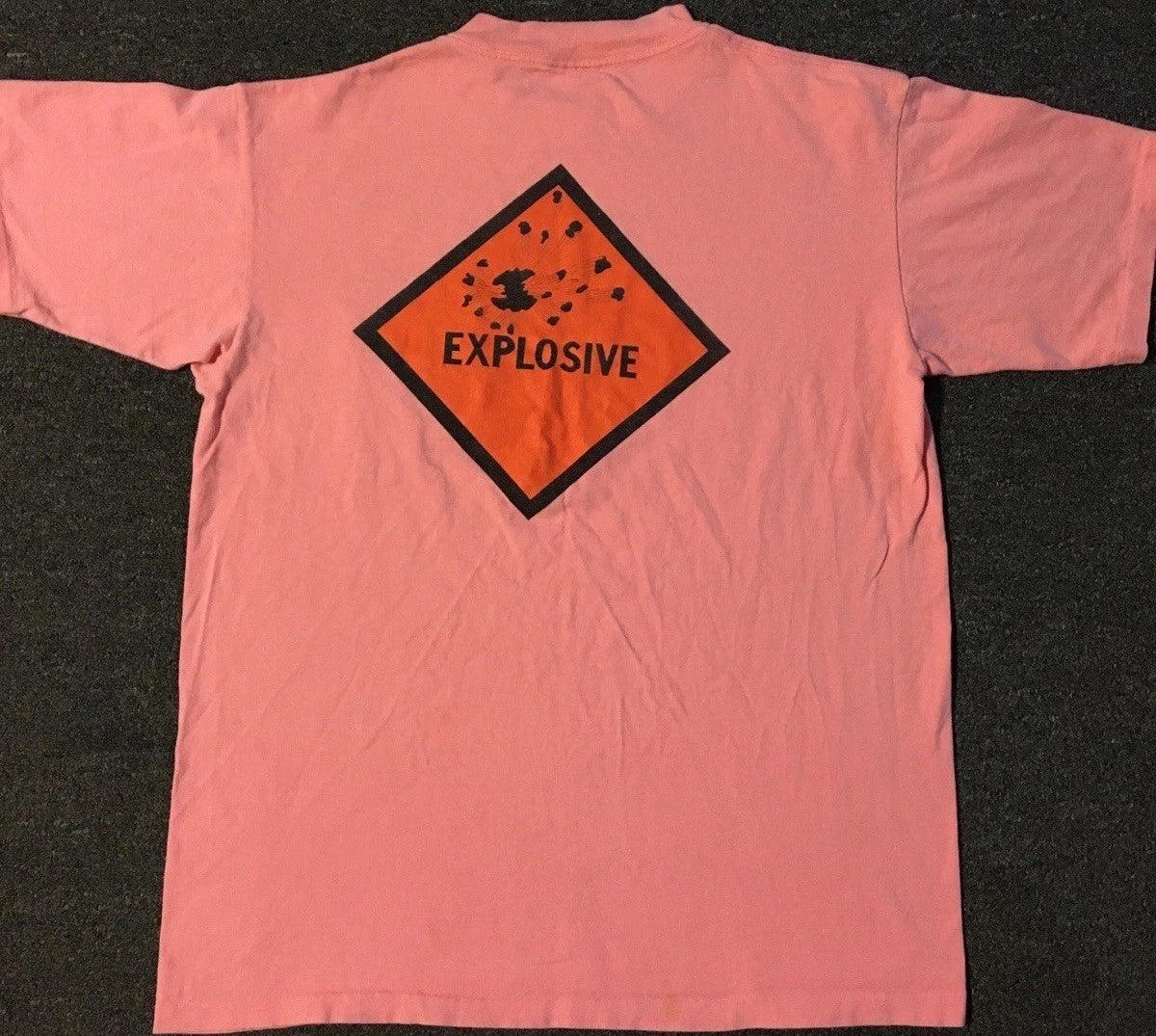 Vtg 80s Explosive Faded Shirt L USA Funny Surf Skate Rave Grunge Punk Explosion Unisex T-shirt, Sweatshirt, Hoodie, Long Sleeve Tee - T-Shirt, Sweatshirt, Hoodie