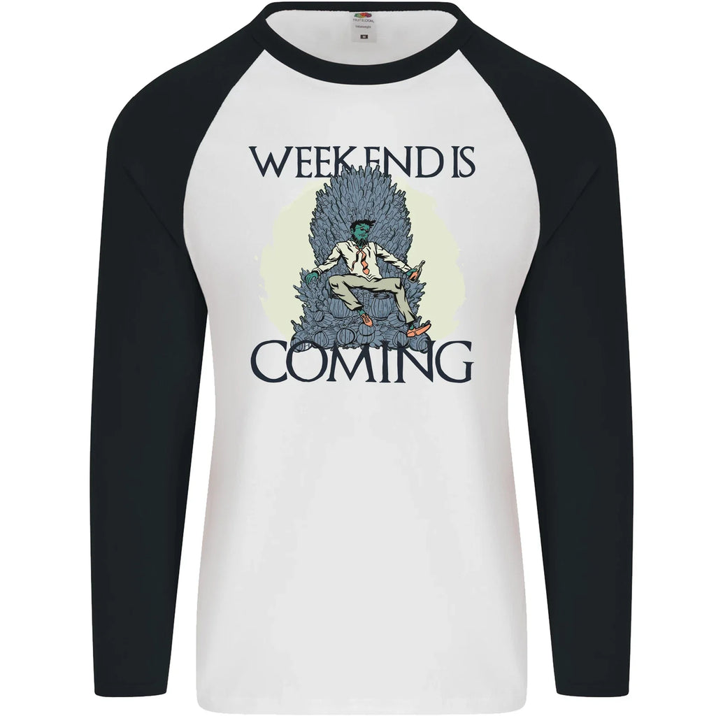 Weekend Funny Beer Cider Wine Alcohol Gin Mens L/S Baseball T-Shirt Unisex T-shirt, Sweatshirt, Hoodie, Long Sleeve Tee - T-Shirt, Sweatshirt, Hoodie