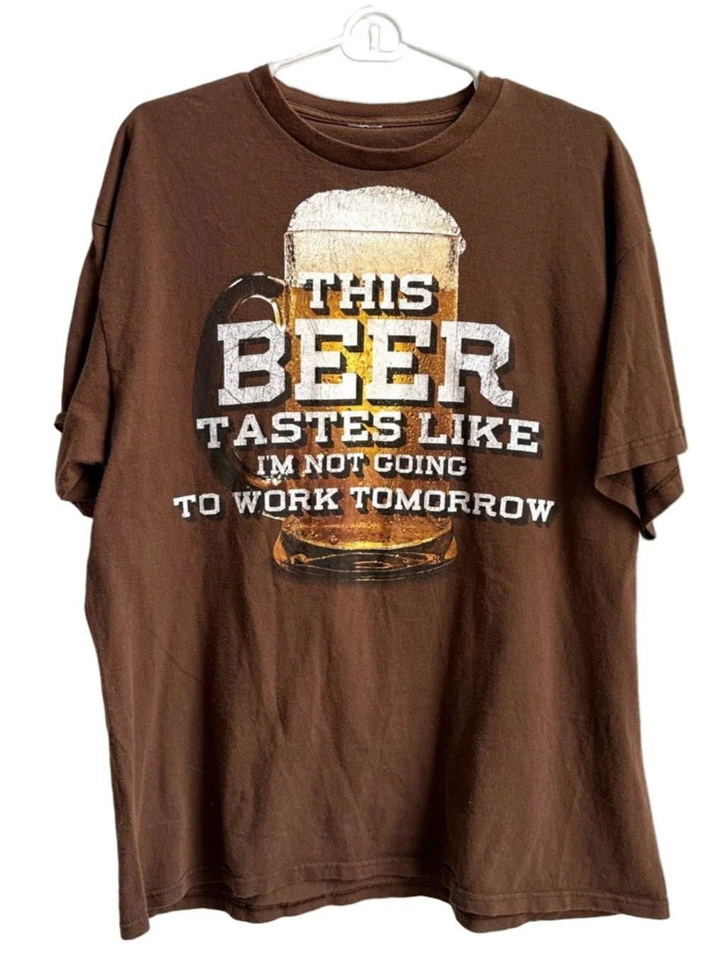 Funny This Beer tastes like I'm not going to work tomorrow t-shirt funny tee Unisex T-shirt, Sweatshirt, Hoodie, Long Sleeve Tee - T-Shirt, Sweatshirt, Hoodie
