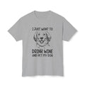 Wine and Dog Lover T-shirt Unisex T-shirt, Sweatshirt, Hoodie, Long Sleeve Tee - T-Shirt, Sweatshirt, Hoodie